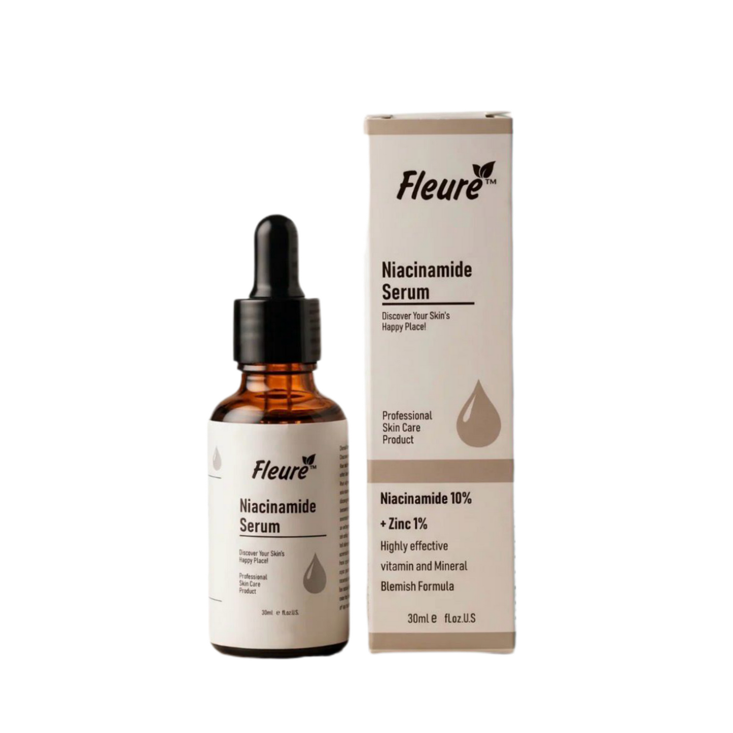 Fleuré Niacinamide 10% + Zinc 1% Serum