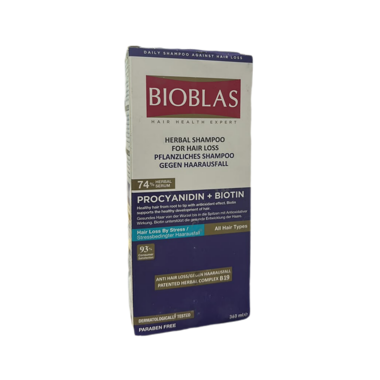 Bioblas Procyanidin+Biotin Herbal Shampoo