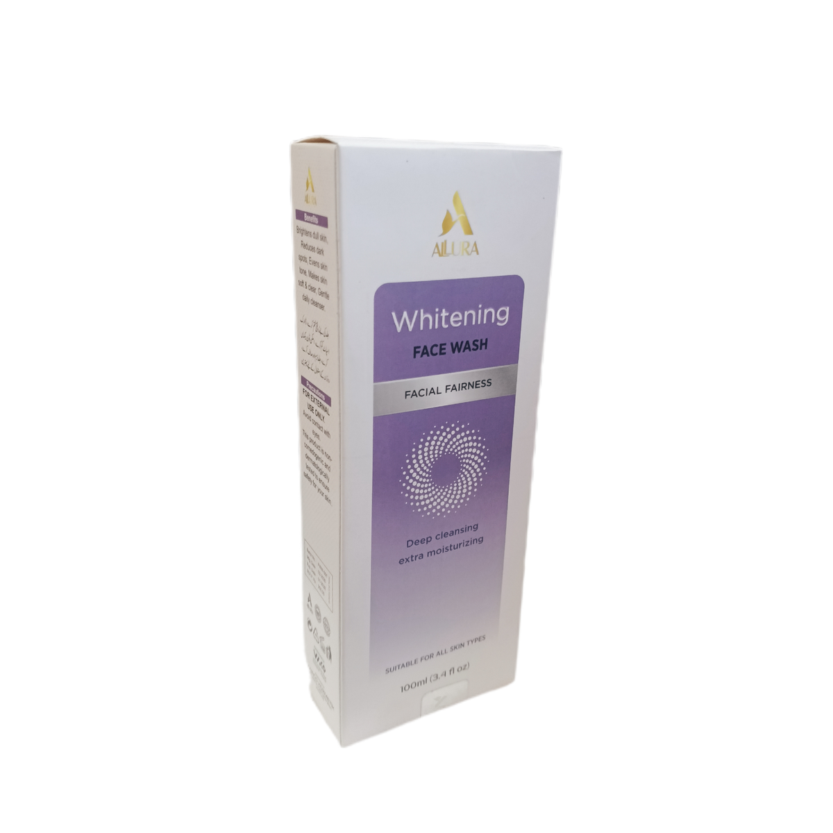Allura Whitening Face Wash.