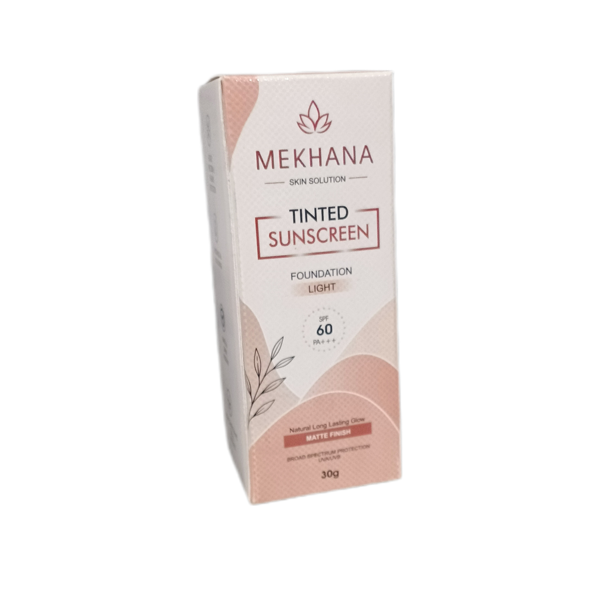 Mekhana Skin Solution Tinted Sunscreen Foundation (Light).