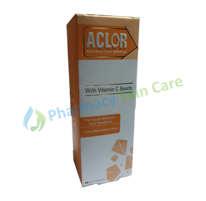 Aclor Anti Acne Face Wash Gel 60Ml Face Wash