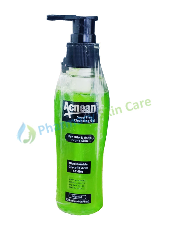 Acnean Soap free Cleasing Gel 120ml Medicine