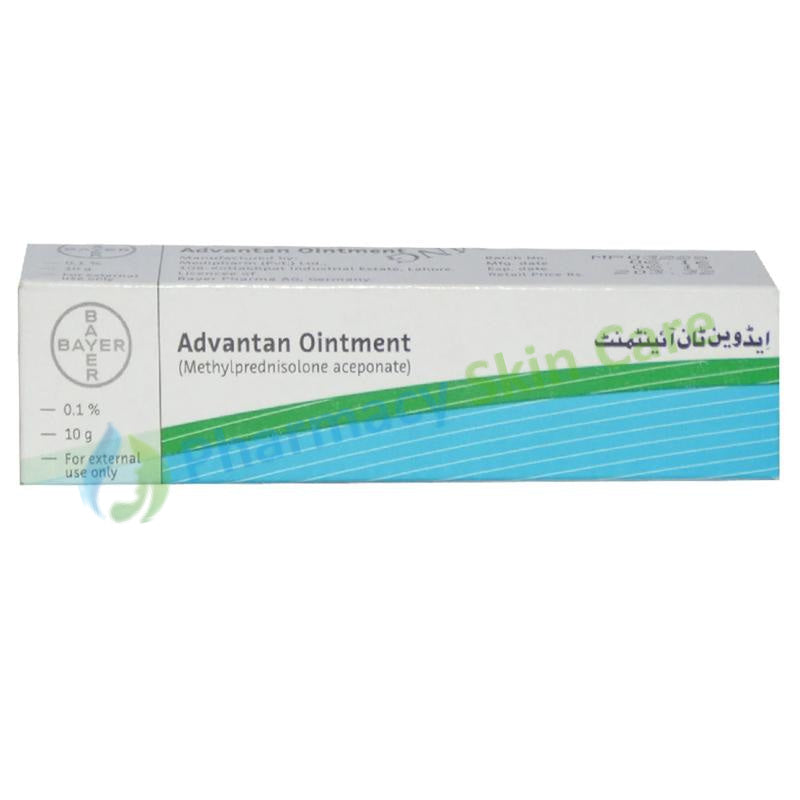 Advantan Ointment 0.1% 10gm Bayer Health Care Pvt Ltd Methylprednisolone Aceponate