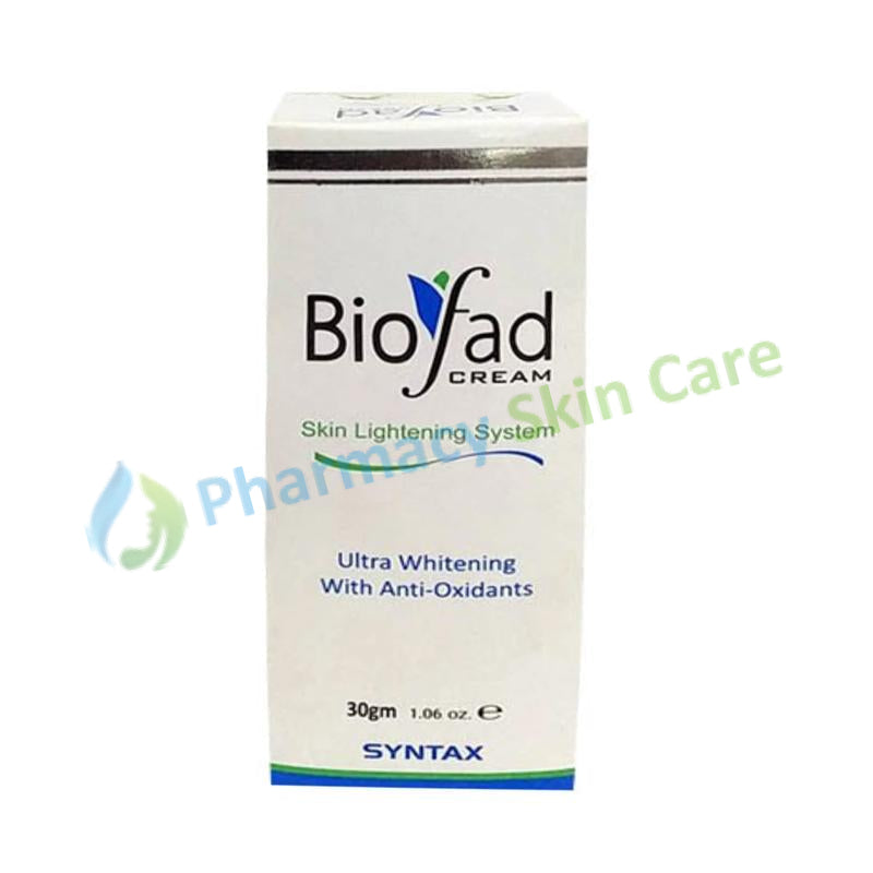 Biofad 30gm Cream Montis Pharma Skin Lightening System