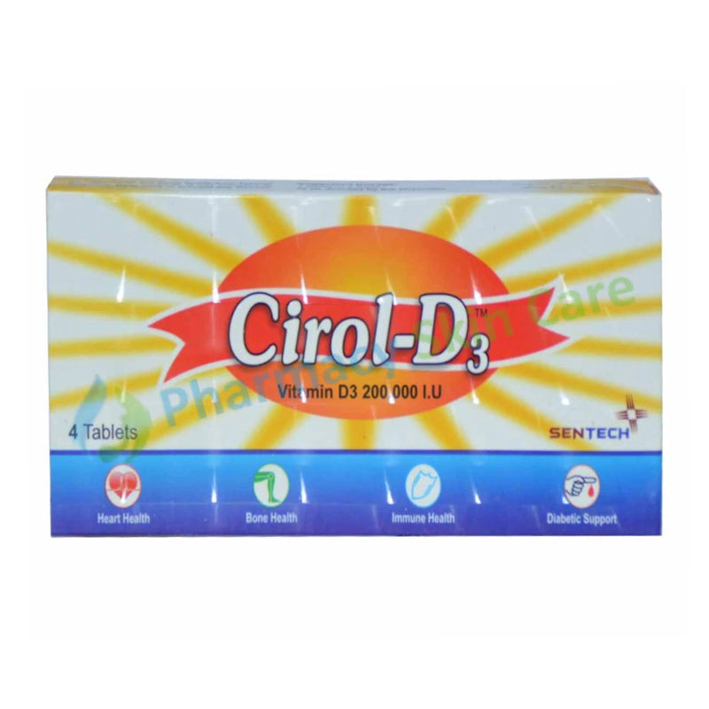 Cirol-D3 Tablet Sentech Pharma VitaminD3 200000IU