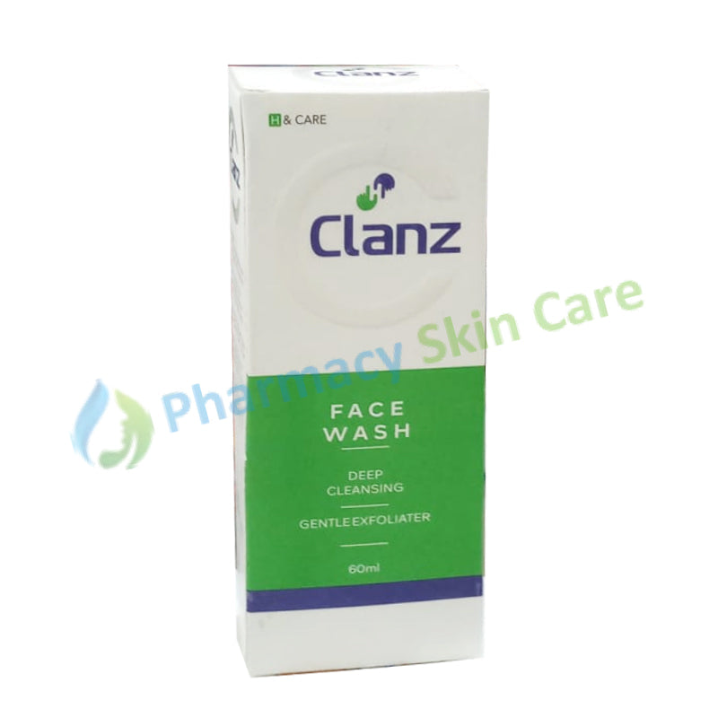 Clanz Face Wash 60Ml Skin Care