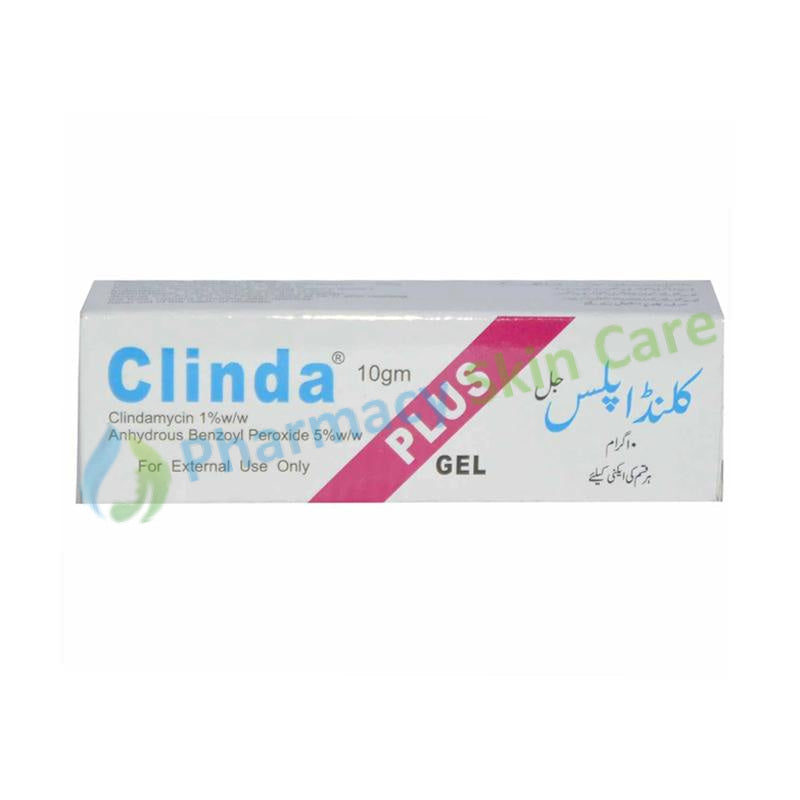 Clinda Plus Gel 10Gram Valor Pharmaceuticals Clindamycin1_Anhydrous Benzoyl Peroxide5