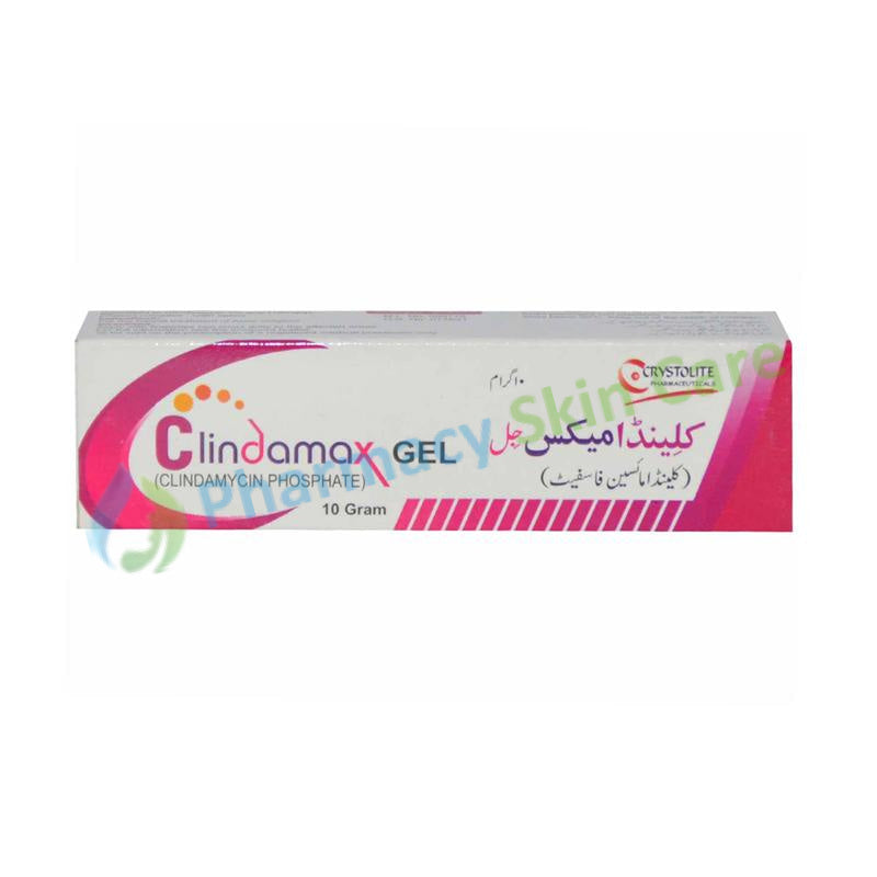 Clindamax Gel 10gram Crystolite Pharma Antibiotic Clyndamycin Phospate