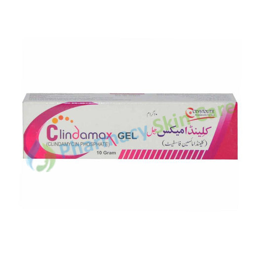 Clindamax Gel 10gram Crystolite Pharma Antibiotic Clyndamycin Phospate