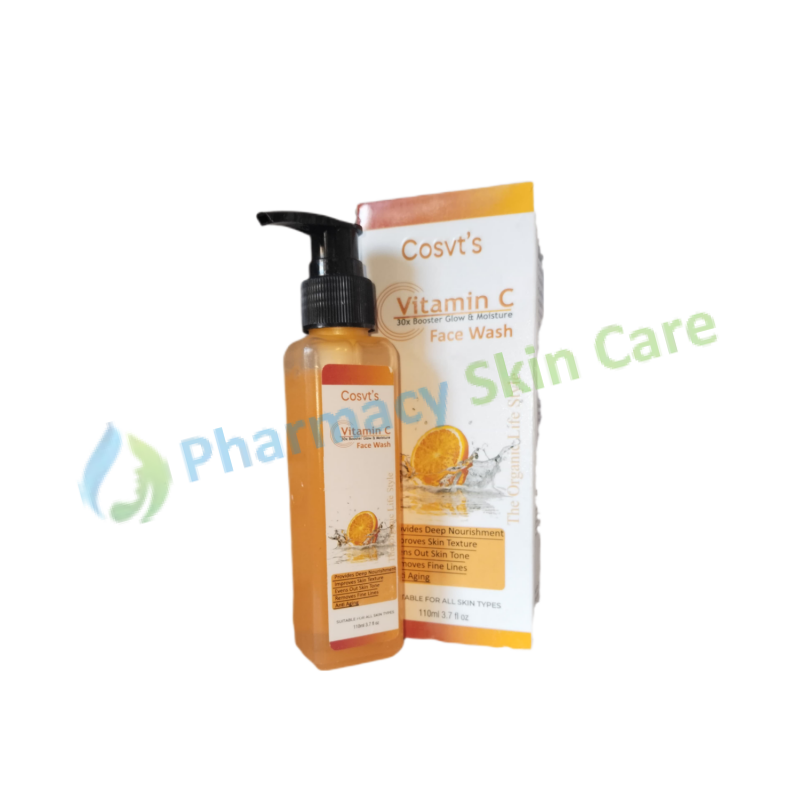 Cosvt’s Vitamin C 30x Booster Glow & Moisture Face Wash face wash
