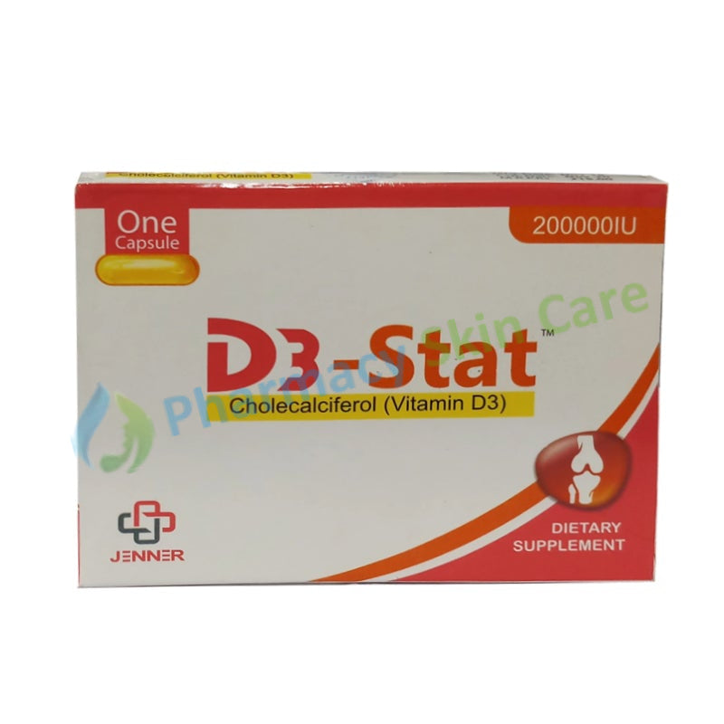 D3 Stat 2000,00 iu Soft Capsule Jenner Pharma Vitamin D Analogue Vitamin D3 Cholecalciferol