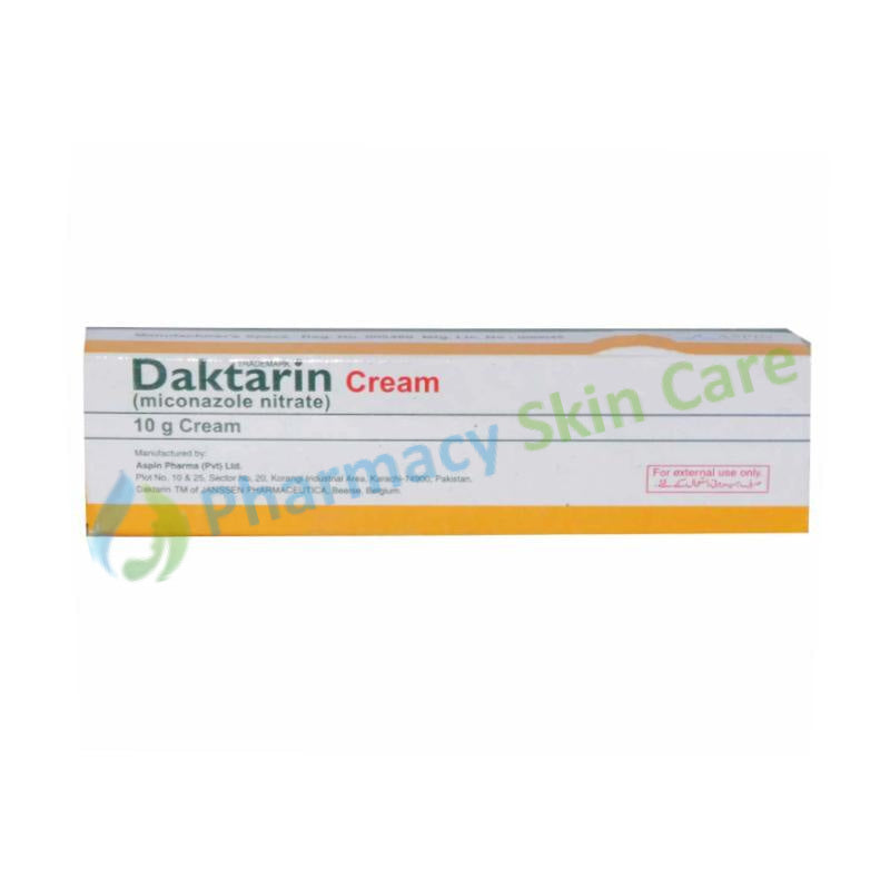 Daktarin Cream 2% 10gm Aspin Pharma formerly Janssen Cilag Anti-Fungal Miconazole Nitrate