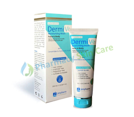 Dermive Moisturizing Face & Body Wash 100Ml Face Wash