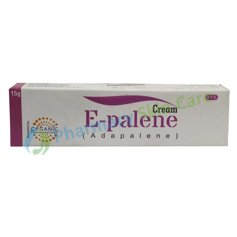 E palene Cream 15G Organic Pharma Anti acne Adapalene