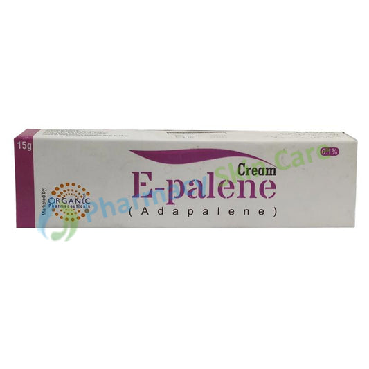 E palene Cream 15G Organic Pharma Anti acne Adapalene