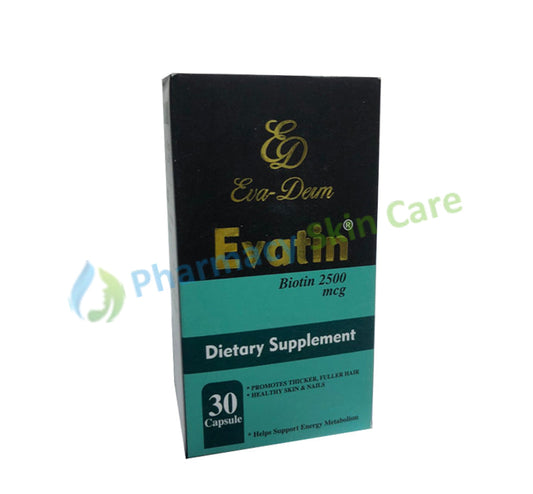 Evatin Biotin 2500Mcg Tablet