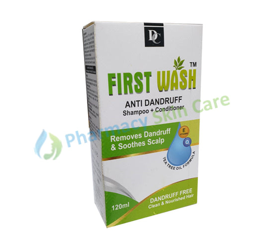 First Wash Anti Dandruff Shampoo + Conditioner 120Ml Hair Care