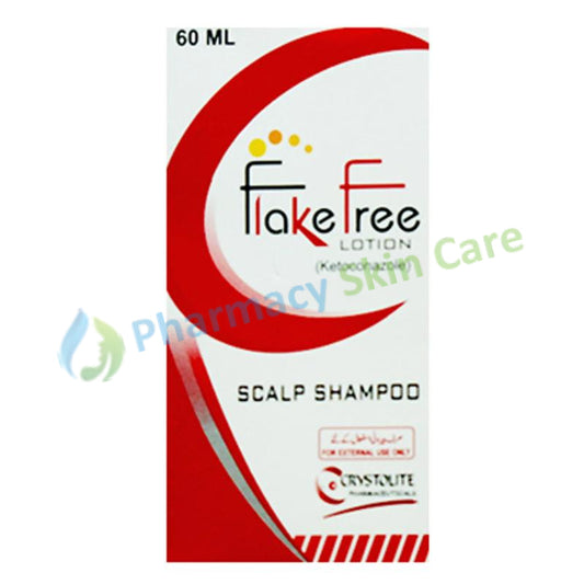 Flake Free Lotion 60ml Scalp Shampoo Crystolite Ketoconazole