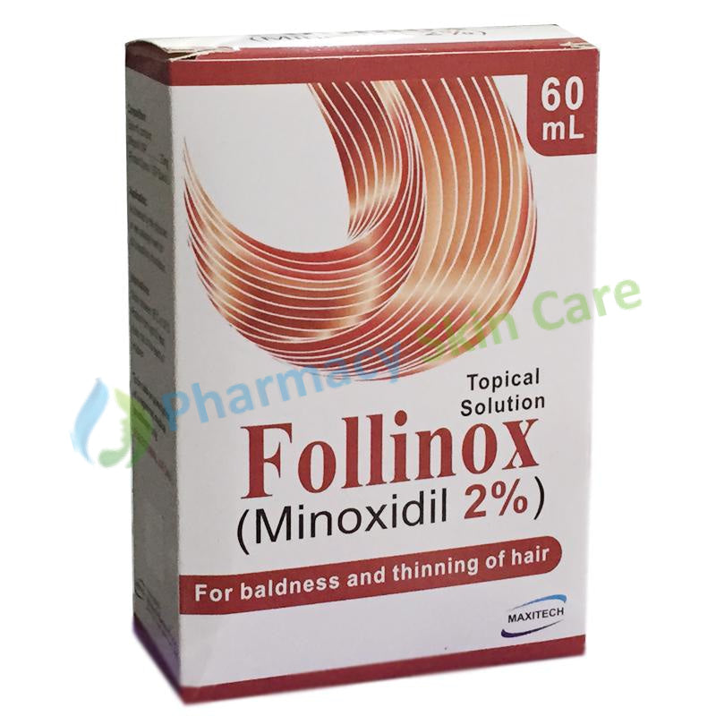 Follinox 2 Topical Solution 60ml Minoxidil 20