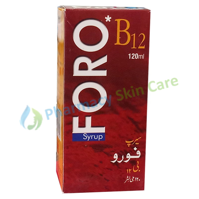 Foro B12 120ml Syp Syrup Amson Pharma Pvt Ltd Vitamins Supplements Each 5ml Contains Cyanocobalamin 125mcg Folic Acid 0.5mg Orotic Acid 25mg