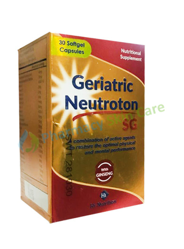 Geriatric Neutroton SG Soft Gel Capsules Capsules