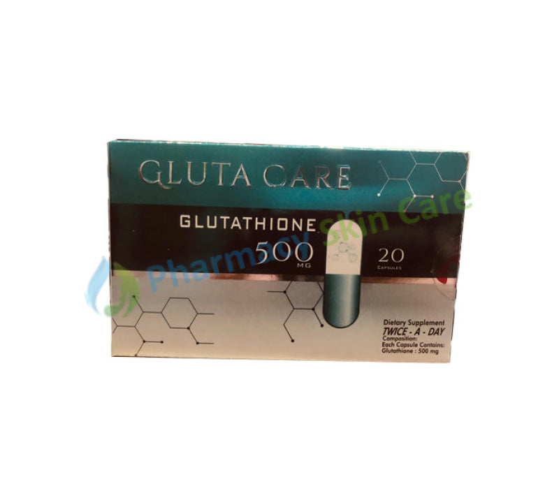 Gluta Care 500mg 20 Tabs Pharmacy Skin Care Gluta Care 500mg 20 Tabs Pharmacy Skin Care
