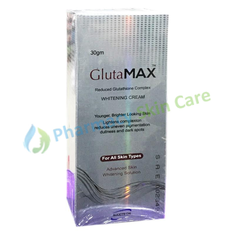 GlutaMax Whitening Cream 30gm - Brighten Skin, Fade Dark Spots Pharmacy Skin Care GlutaMax Whitening Cream 30gm - Brighten Skin, Fade Dark Spots Pharmacy Skin Care