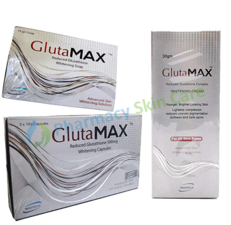 GlutaMax Whitening Formula 3 in 1 Pack Pharmacy Skin Care