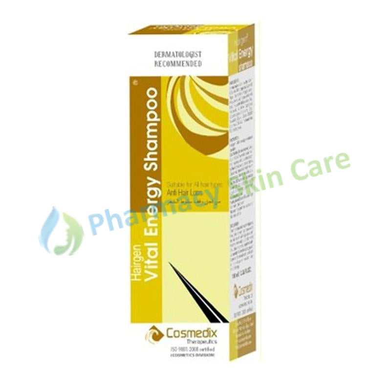 Hairgen Vital Energy Shampoo 100ml Cosmedix Pharma Anti Hair Loss
