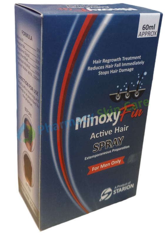 MinoxyFin Active Hair Spray 60ml hair care