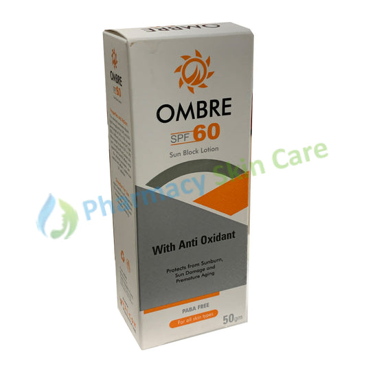 Ombre Spf 60 Sunblock Lotion 50Gm Skin Care