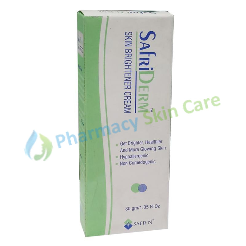 Safri Derm Cream 30gm Safrin Pharma Skin Brightening Cream