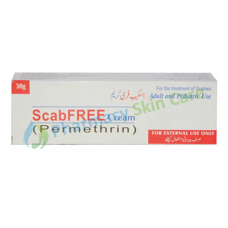Scabfree Cream 30g Atco Laboratories Pvt Ltd Scabicide Permethrin