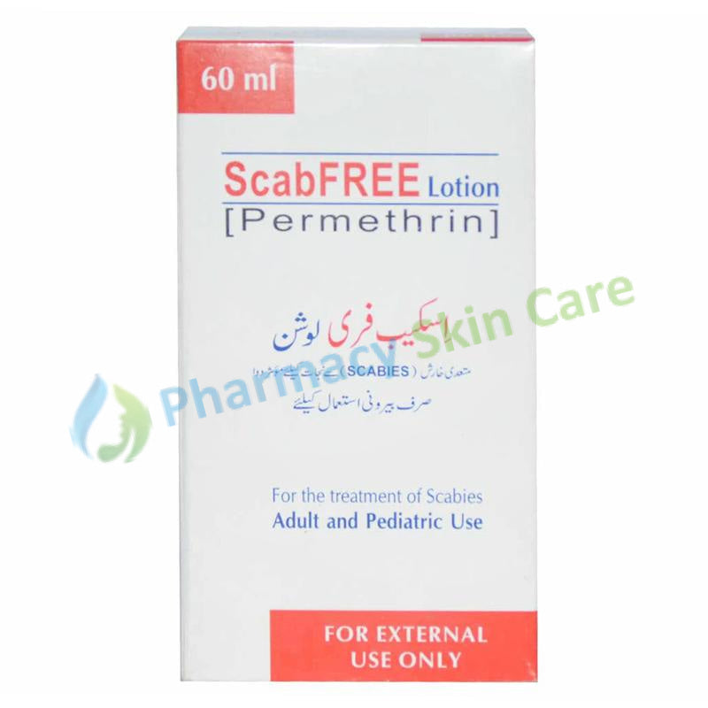 Scabfree Lotion 60ml Atco Laboratories Pvt_ Ltd Scabicide Permethrin