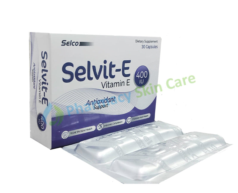 Selvit-E Vitamin E Capsules Medicine