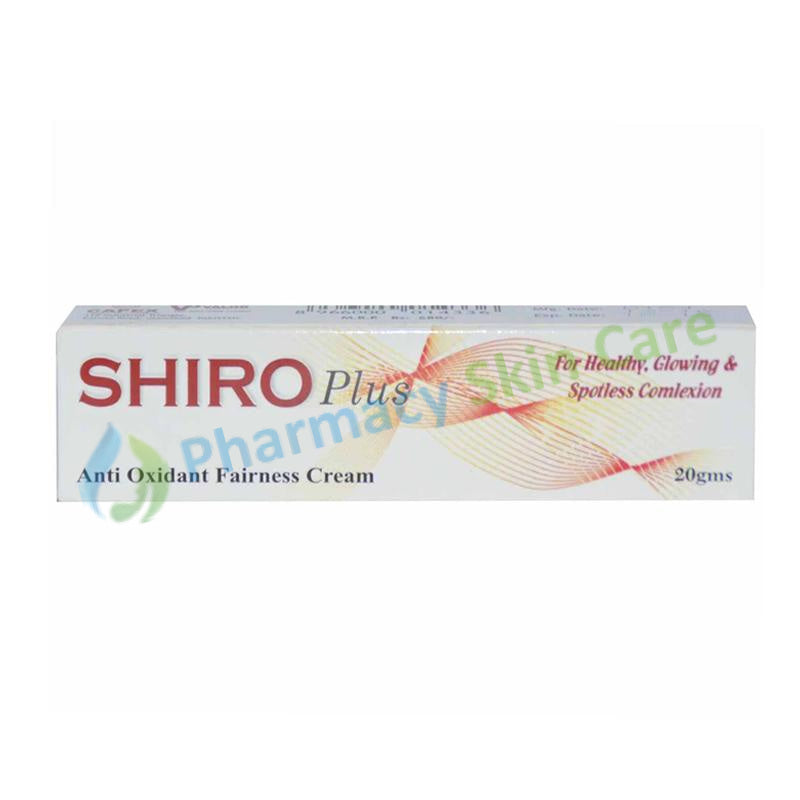 Shiro Plus Cream 20gm Anti Oxidant Fairness Cream Valor Pharma