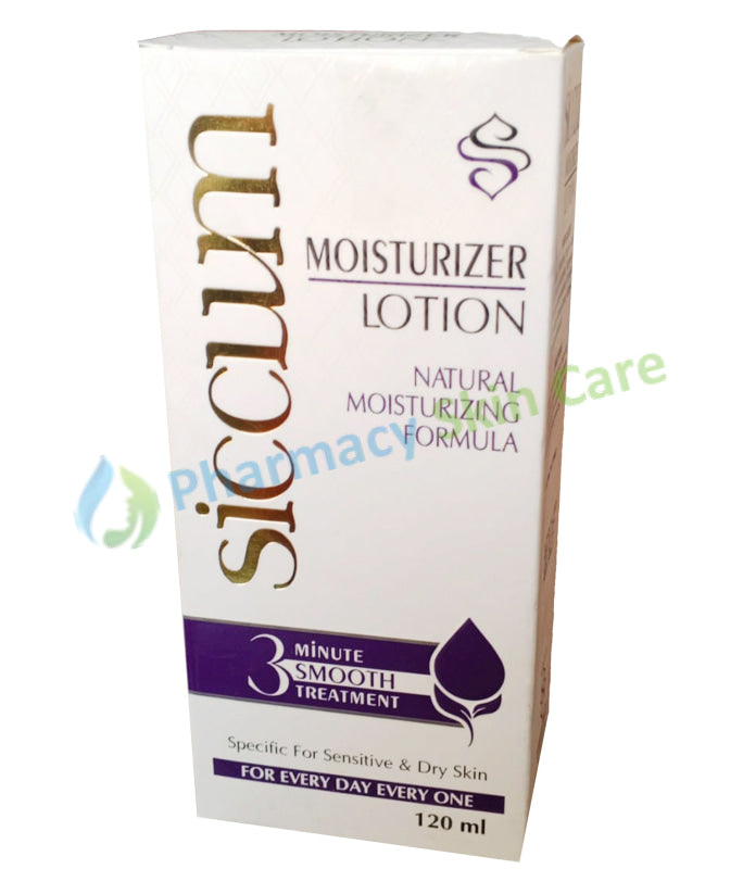 Siccum Lotion Moisturizer 120ml mois