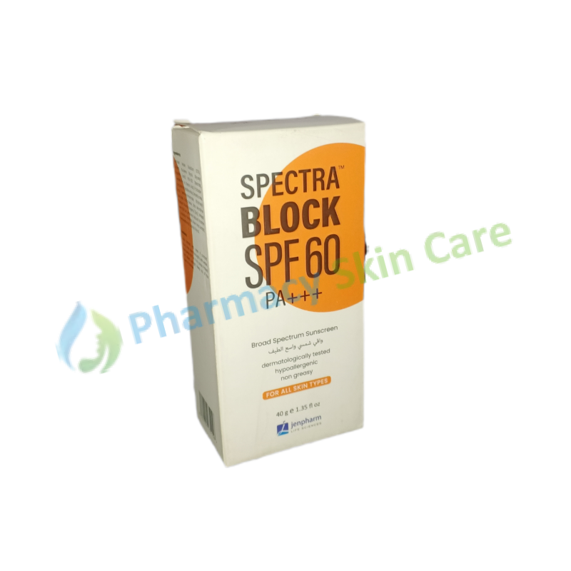 Spectra block SPF 60 40gm Cream Medicine
