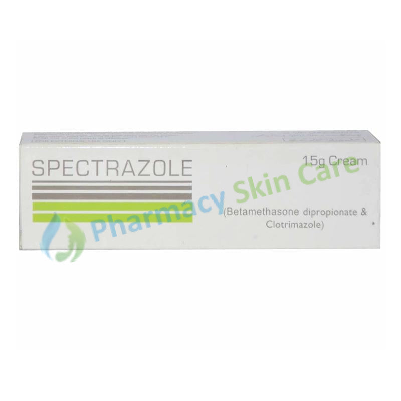 Spectrazole 15g cream pharma health pakistan pvt ._ ltd anti fungal_corticosteroid betamethasone dipropionate 0.05_ clotrimazole 1