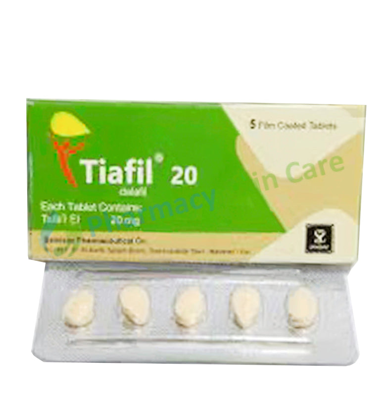 Tiafil Tablets 20mg tablets