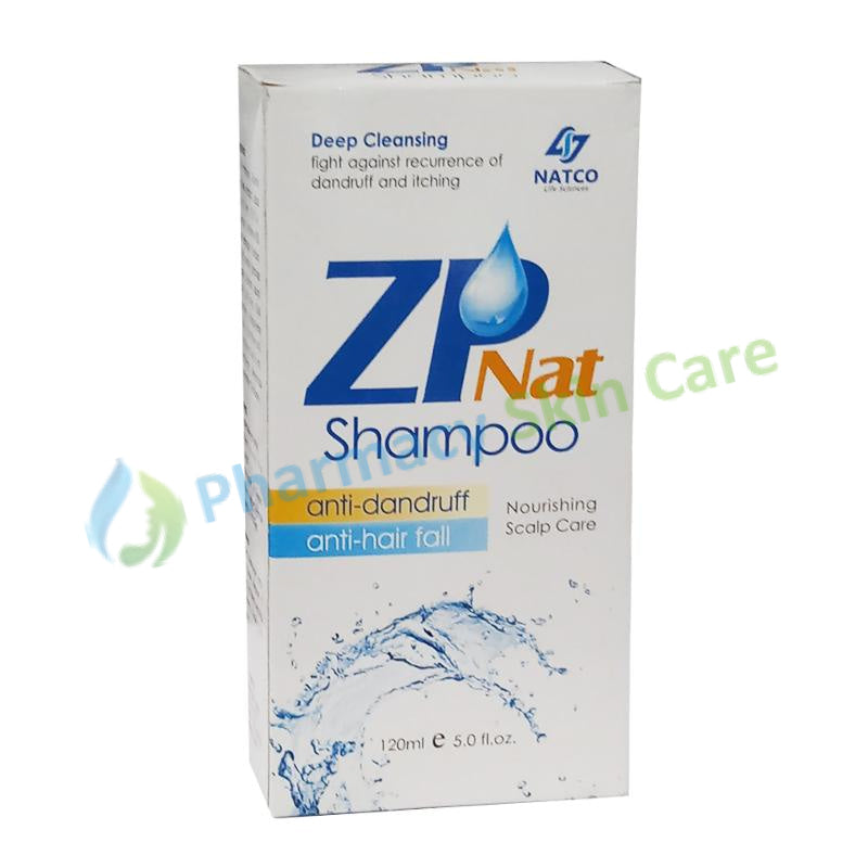 ZpNat shampoo 120ml Anti-dandruff Anti-hairfall Natco Pharma