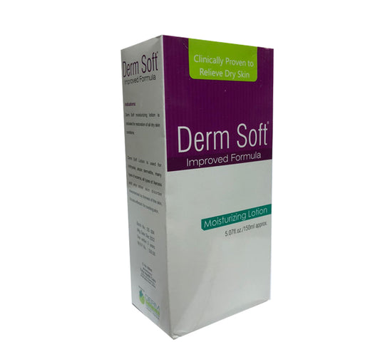 Derm Soft improved formula moisturizing lotion 150ml