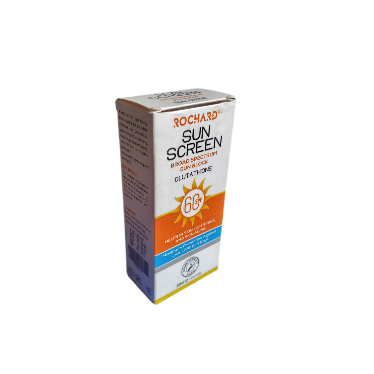 Rochard Sun Screen Broad Spectrum Spf 60 30ml – Pharmacy Skin Care