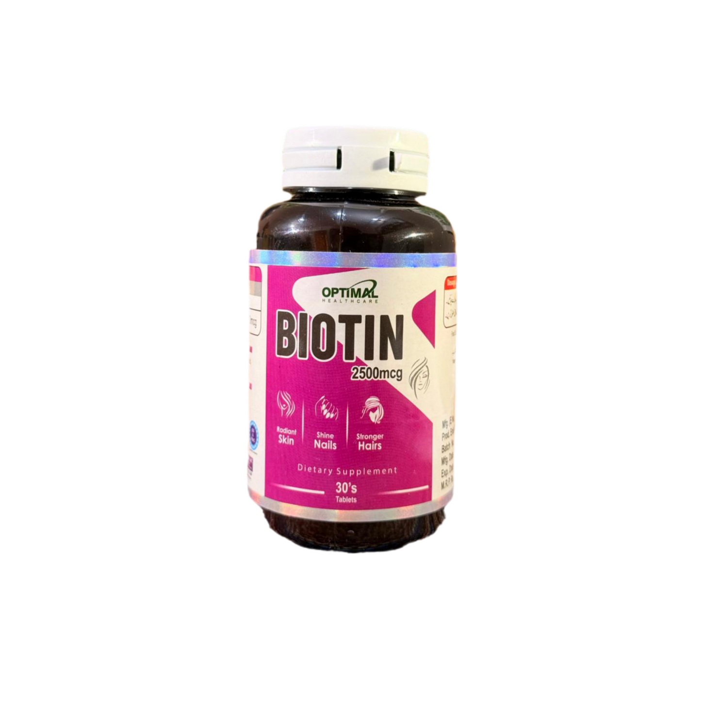 Optimal Healthcare Biotin 2500mcg