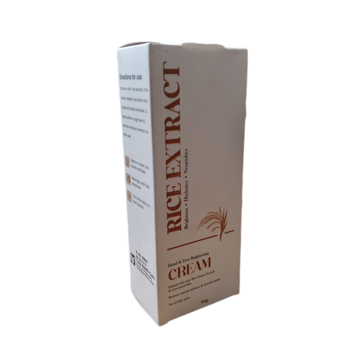 Rice Extract Hand & Foot Brightening Cream
