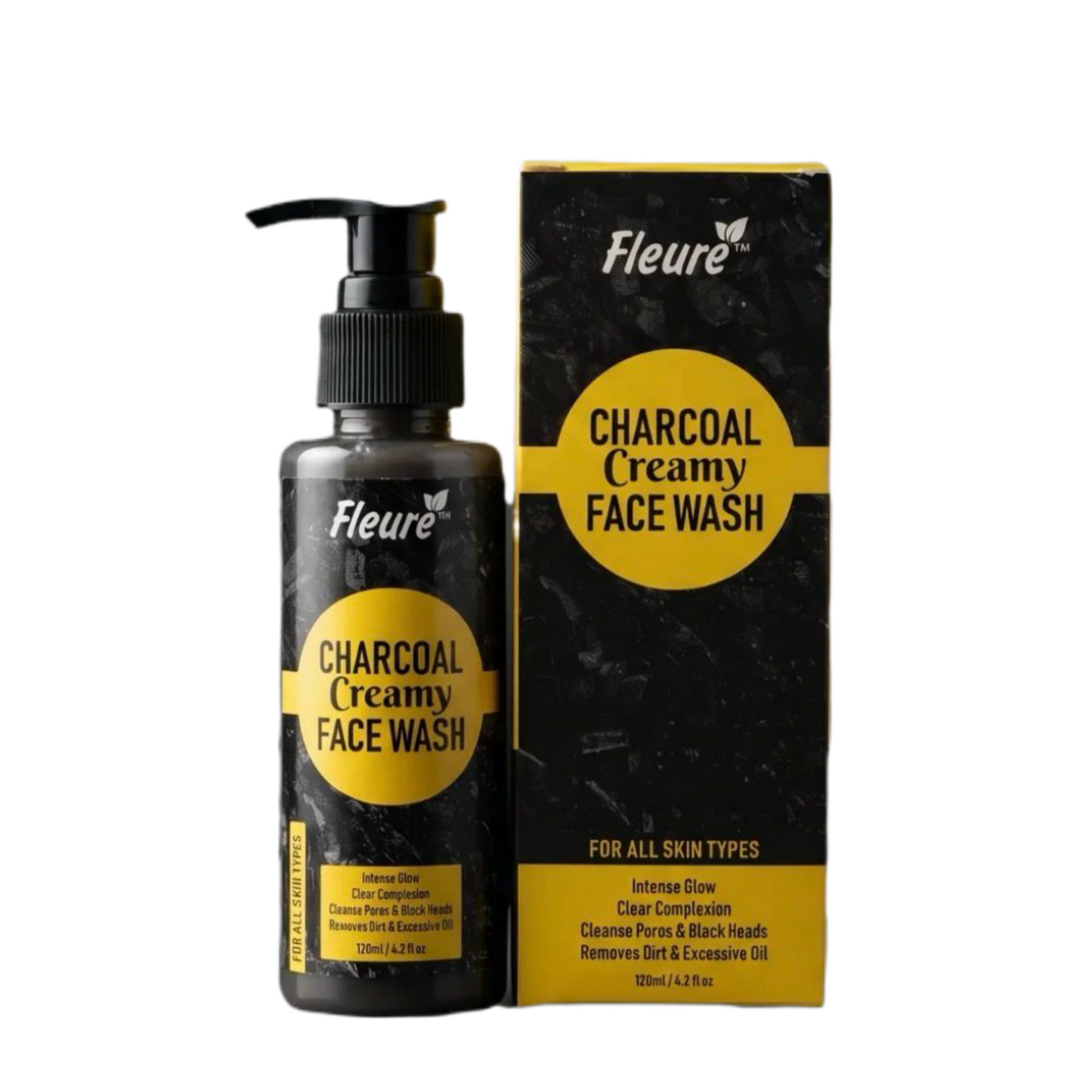 Fleuré Charcoal Creamy Face Wash