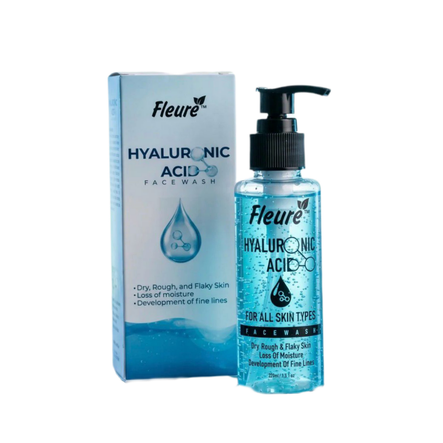 Fleure Hyaluronic Acid Face Wash