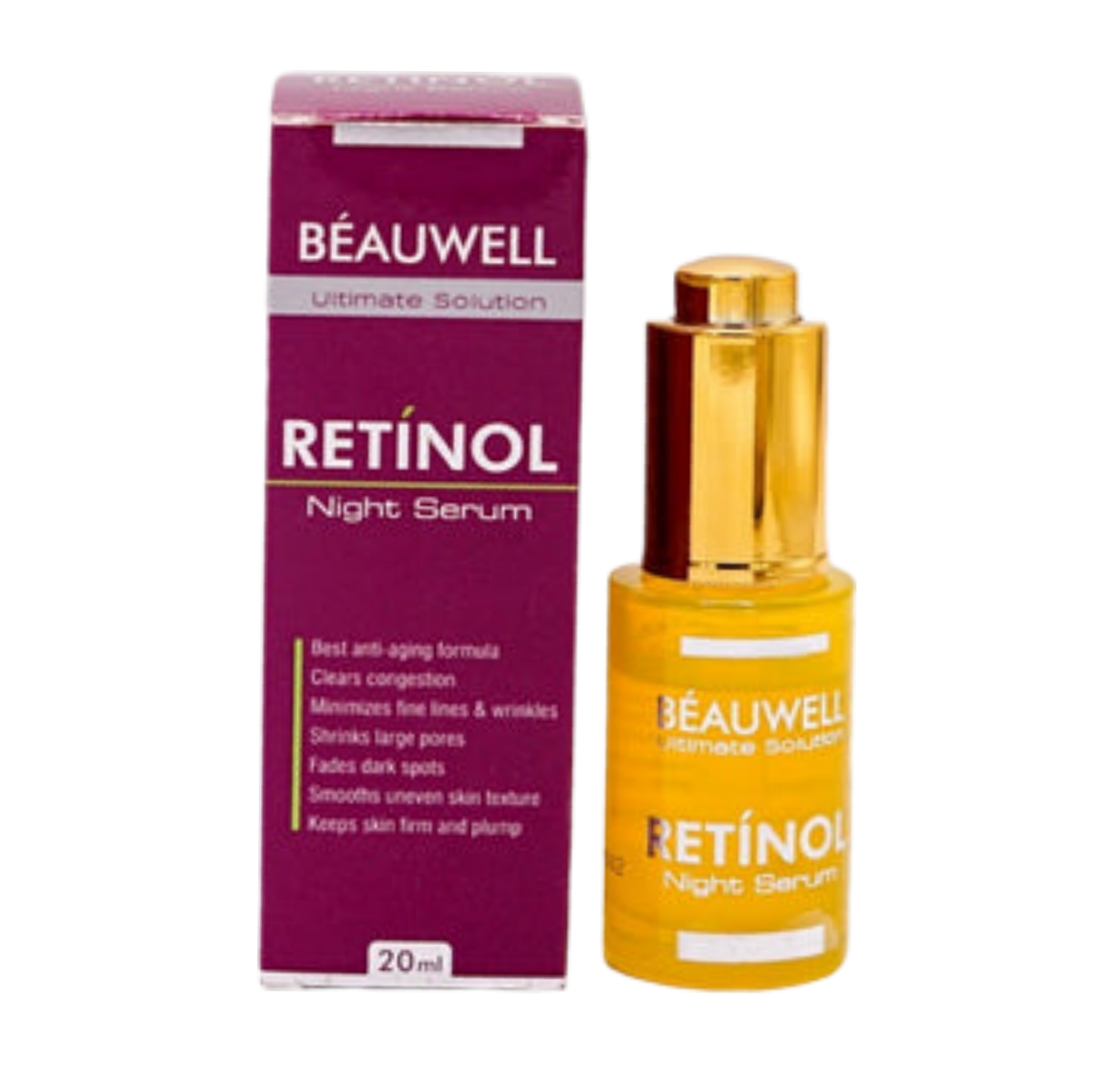 Beauwell Retinol Night Serum,