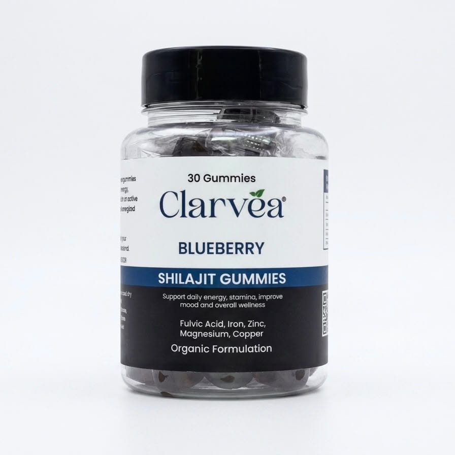 Clarvea Blueberry Shilajit Gummies