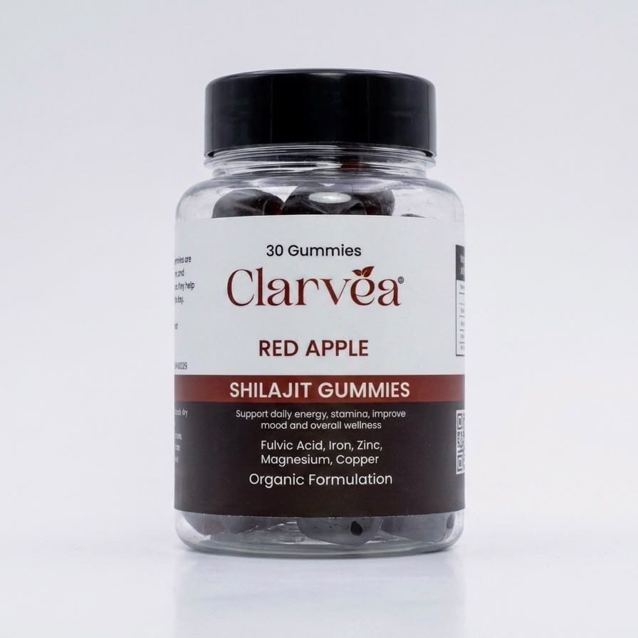 Clarvea Red Apple Shilajit Gummies